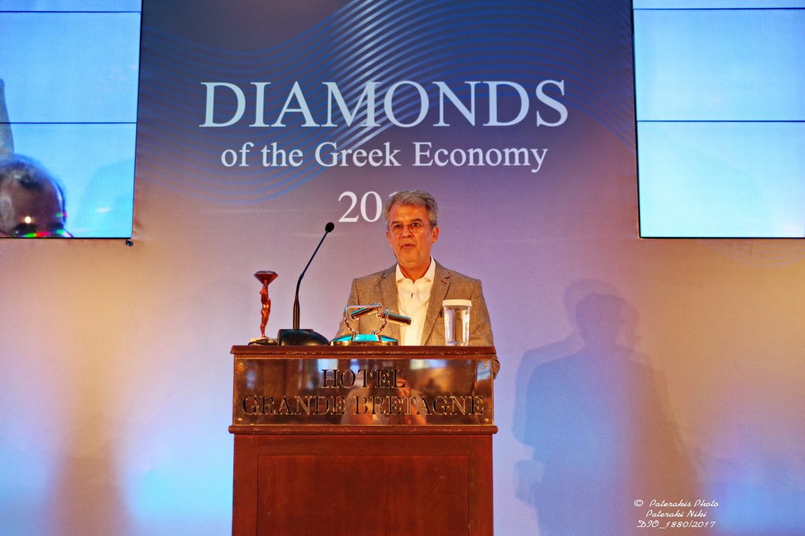 Βράβευση ΠΕΙ.ΦΑ.ΣΥΝ στα DIAMONDS OF THE GREEK ECONOMY