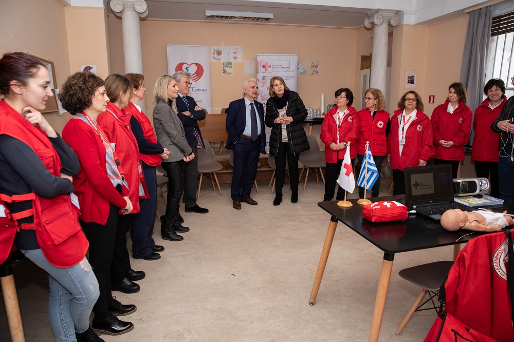 Το «προΣfΕΕρουμε» στα Κέντρα Φιλοξενίας Ασυνόδευτων Ανηλίκων του Ελληνικού Ερυθρού Σταυρού στο Κέντρο της Αθήνας.