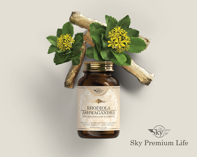 Rhodiola – Ashwagandha από τη Sky Premium Life για Ήρεμο και Ξεκούραστο Ύπνο