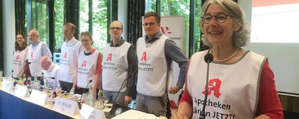 Διαμαρτυρούμενοι Γερμανοί Φαρμακοποιοί